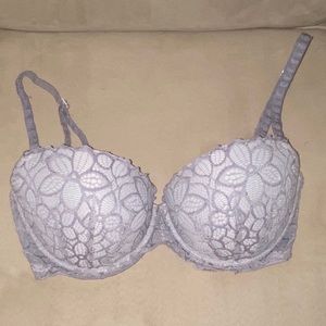 VS PINK super cute gray lace bra
